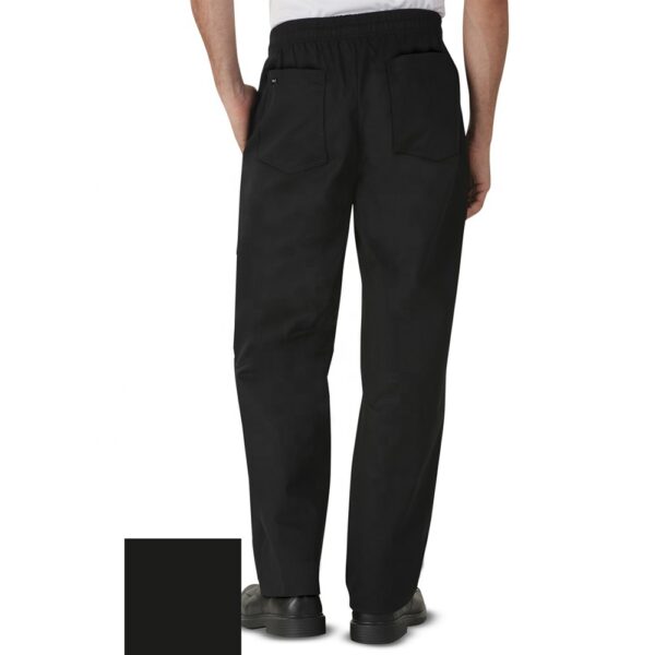 Pantalon de Chef Negro posterior